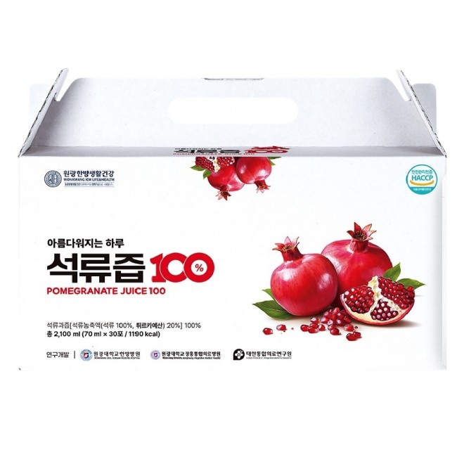 원광한방생활건강 아름다워지는 하루 석류즙 100% 30포