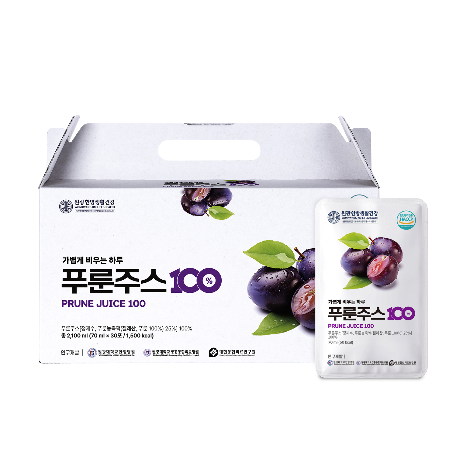 원광한방생활건강 가볍게 비우는 하루 푸룬주스 100% 30포