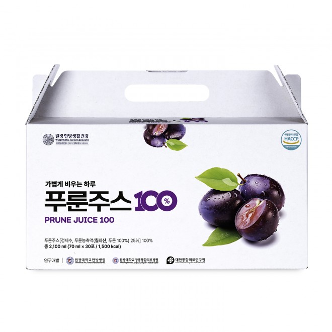 원광한방생활건강 가볍게 비우는 하루 푸룬주스 100% 30포